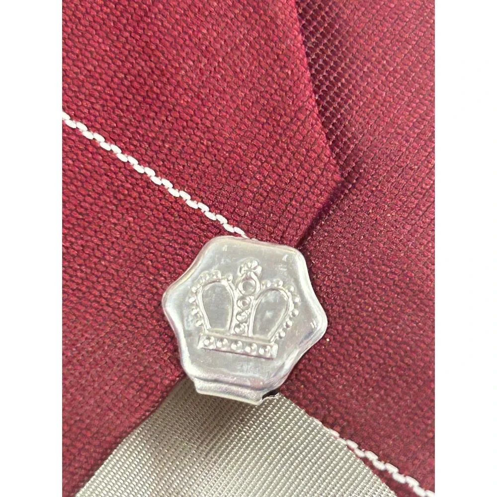 Michael Bruce Creation Necktie Mens OS Burgundy Griffin Crest Preppy